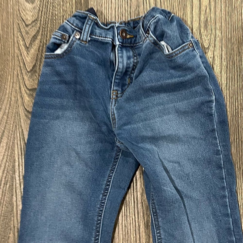 Member's Mark Jeans Slim Fit Adjustable Waist Favorite Knit Denim Dark Wash 10 - Picture 3 of 10